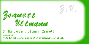 zsanett ullmann business card